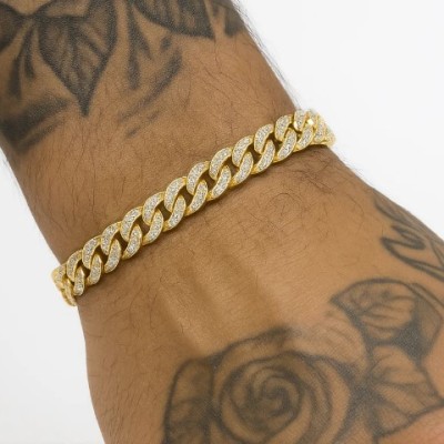 10K Yellow Gold 5.5MM Diamond Cuban Link Bracelet 2.36 ctw – Luxury 7" Design Profile Picture