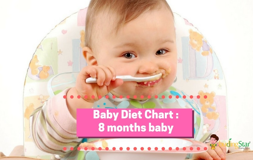 8 month old baby food schedule