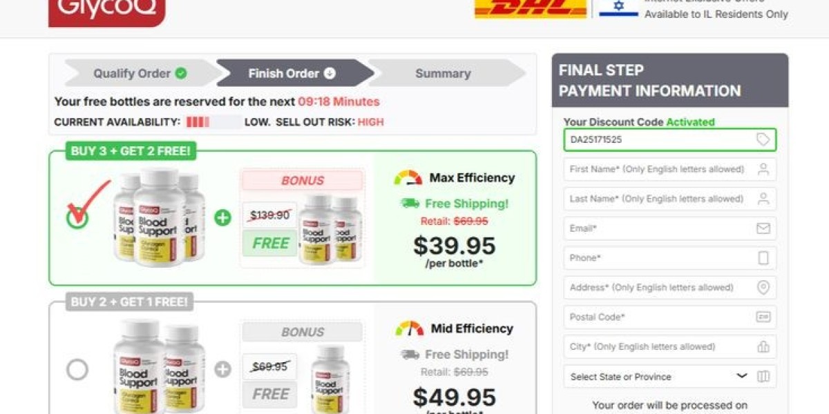 GlycoQ Blood Support Capsules Israel האם זה עוזר לשלוט ברמת הסוכר בדם?