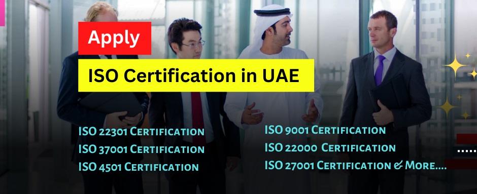 Trusted ISO Certification in UAE –ISO 9001,45001,27001,14001