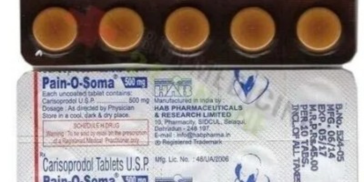 Buy Pain O Soma 500Mg Online: Safe Medical Use Guide and Dosage