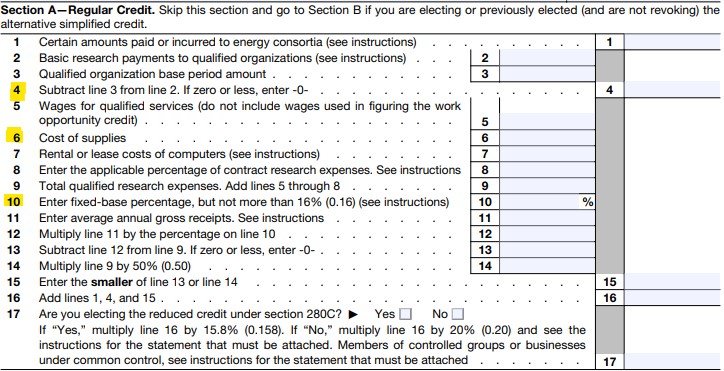 Regular Credit Method