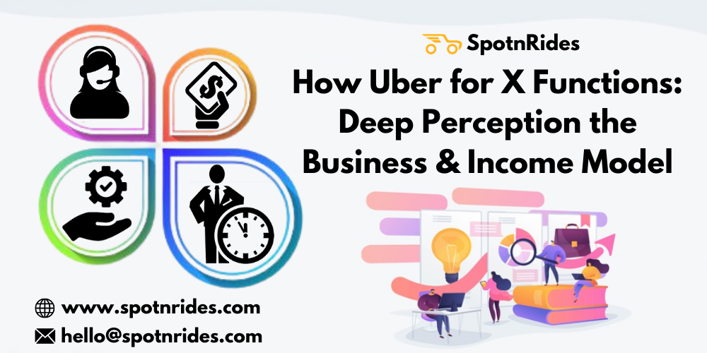 How Uber for X Functions: Deep Perception the Business & Income Model - SpotnRides - AI Powered Taxi Booking App